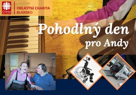 Malý plakát - kampan Pohodlny den pro Andy Malý plakát - kampan Pohodlny den pro Andy