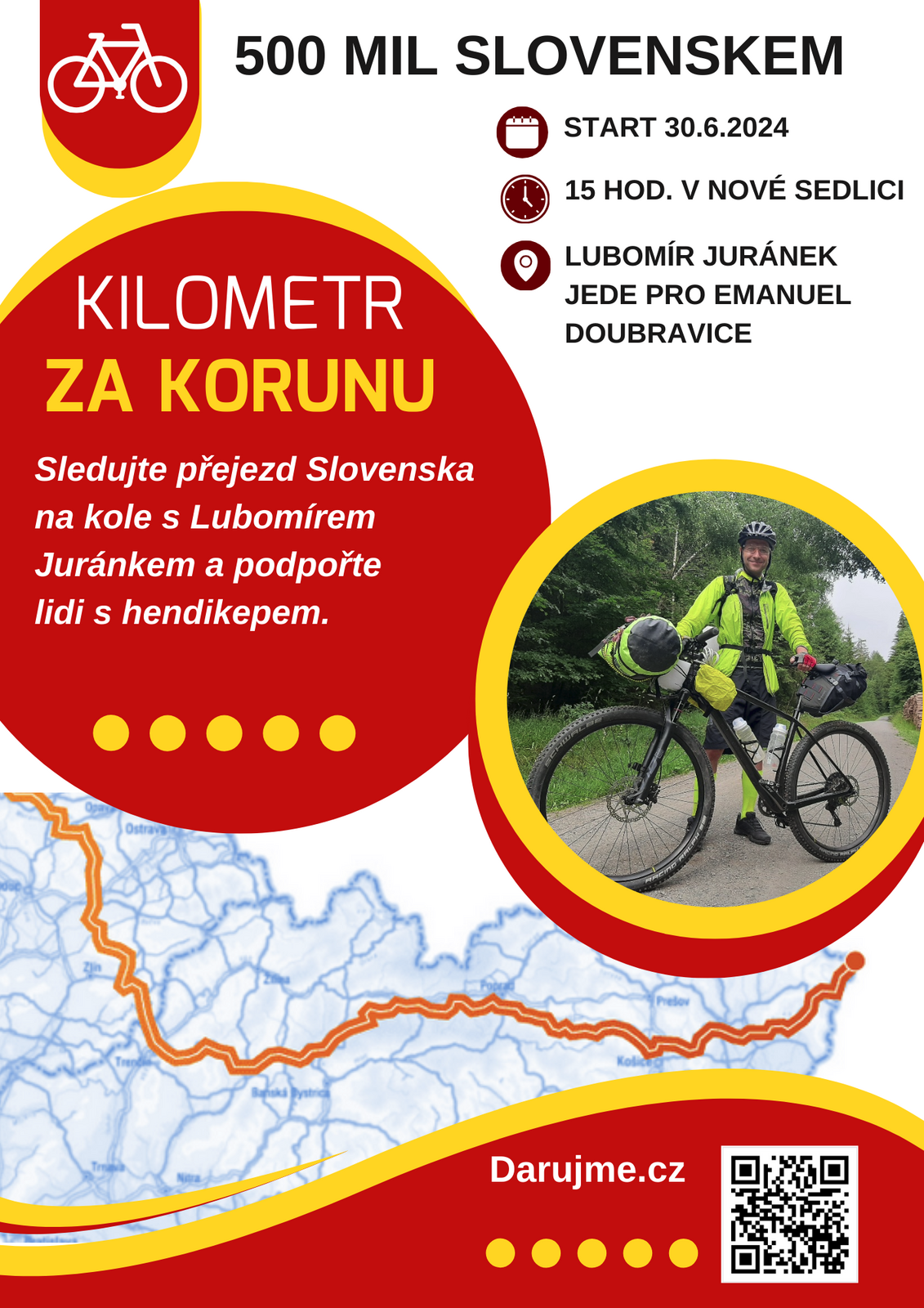 Kilometr za korunu 2024
