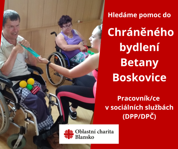 Inzerát_Betany Boskovice