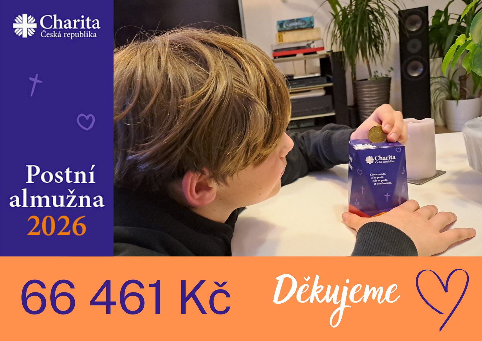 Postní almužna_děkujeme