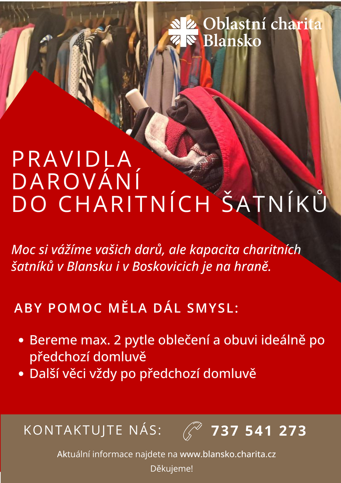 Pravidla darování do charitního šatníku (2)